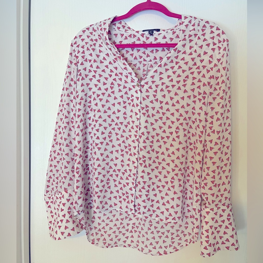 Women’s M Valentine’s Day Blouse (The Limited)